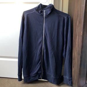 Agave Denim Zip-Up Sweatshirt Size Large